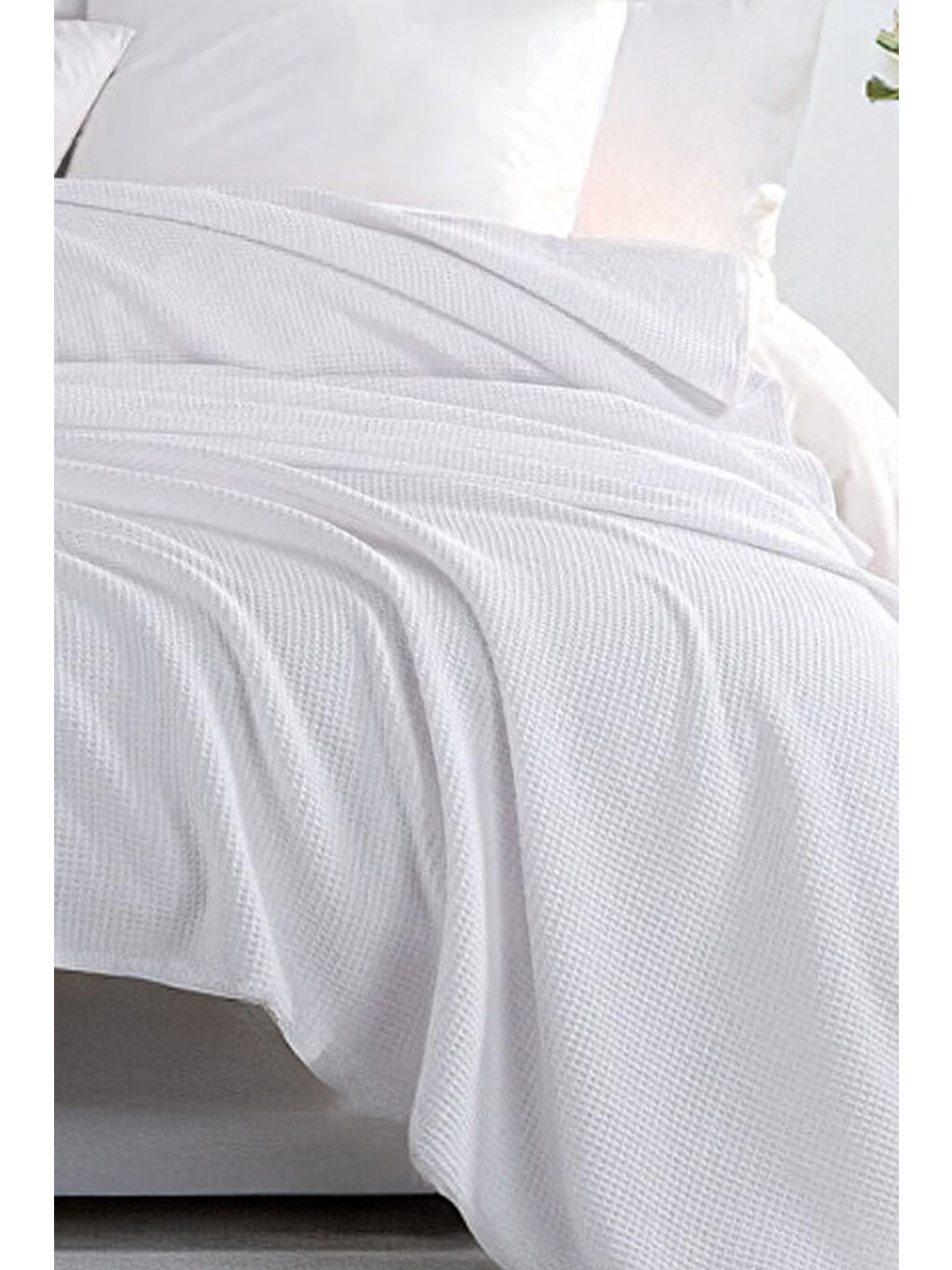 Ecocel Pike Örtü Battal MegaKing 260x230cm Karde Beyaz-1