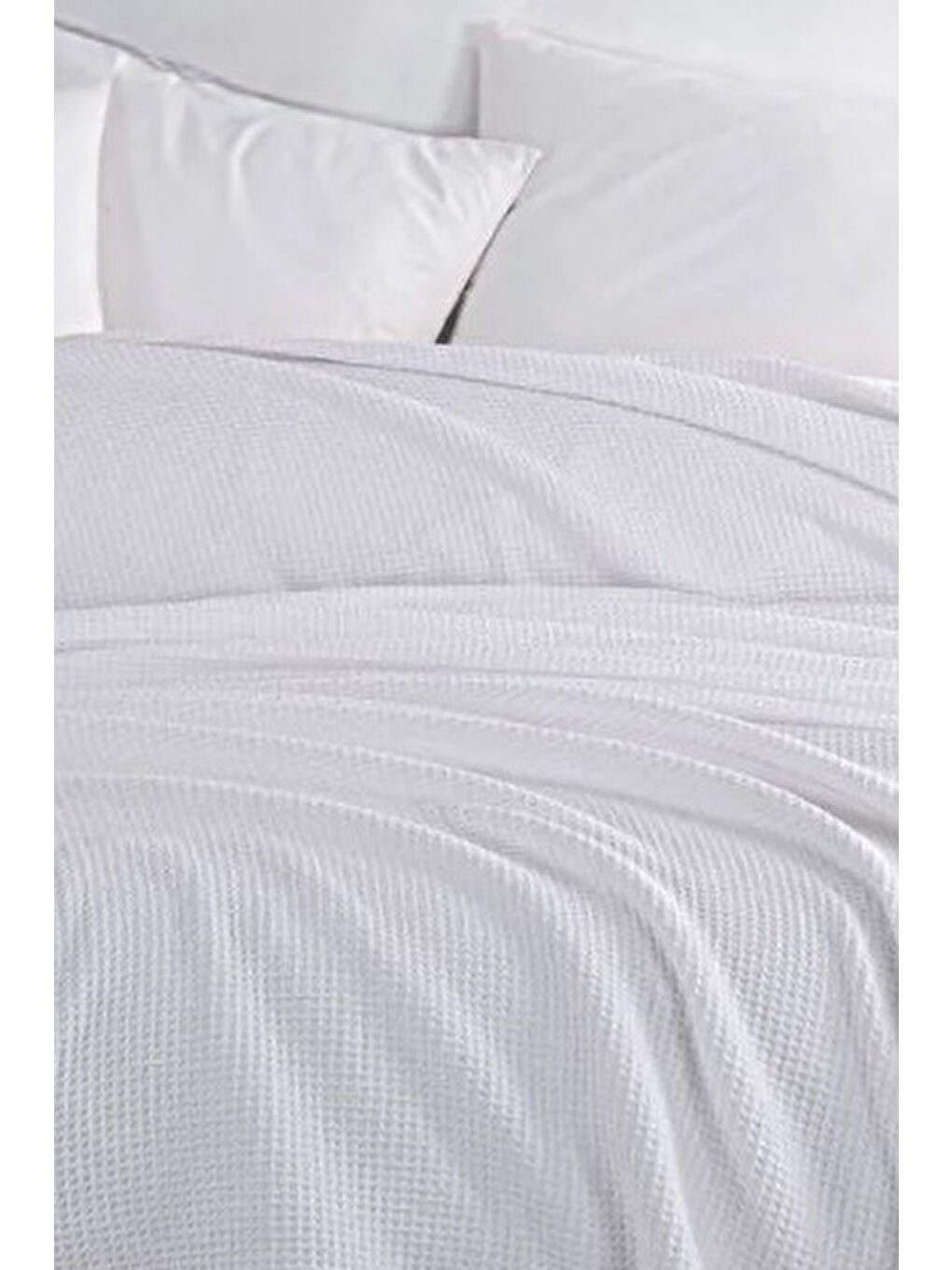 Ecocel Pike Örtü Battal MegaKing 260x230cm Karde Beyaz-2