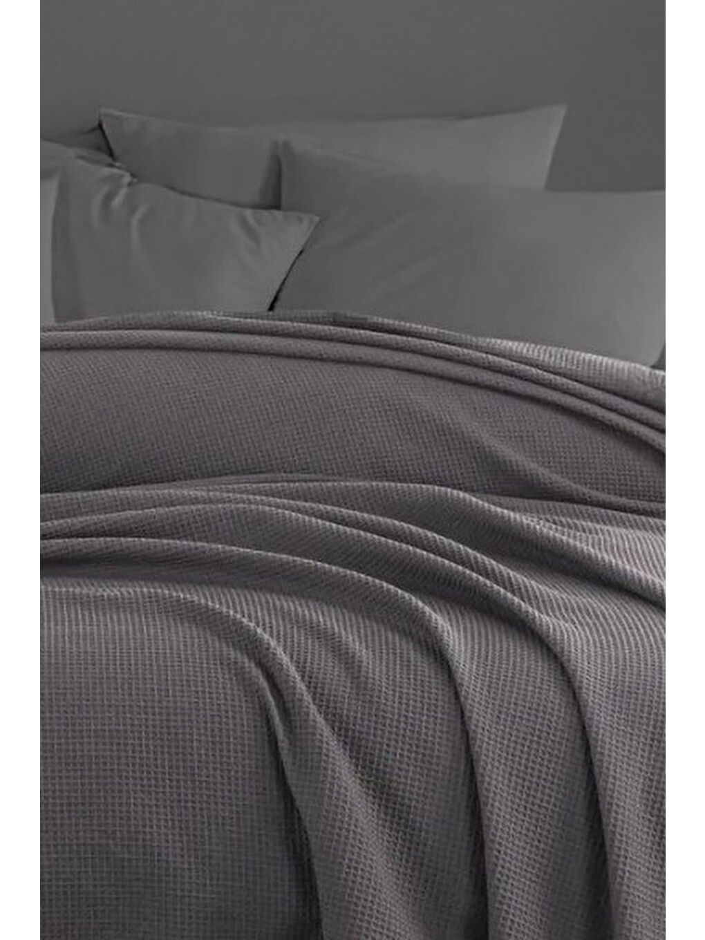 Ecocel Pike Örtü Battal MegaKing 260x230cm Karde Antrasit-2