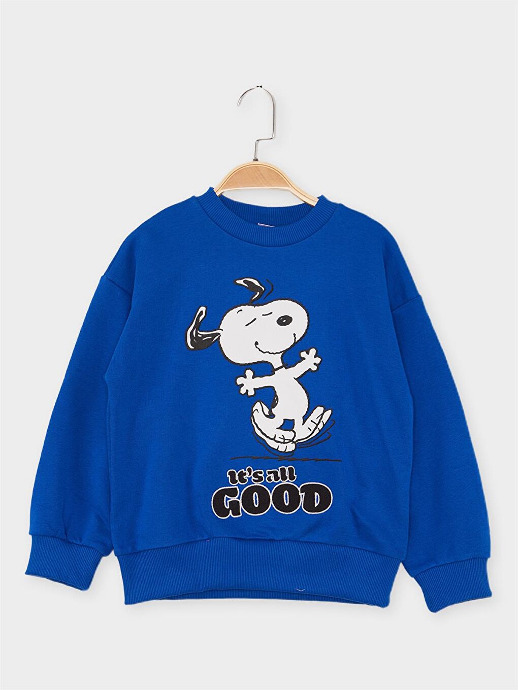 Supermino Mavi Snoopy Lisanslı Çocuk Sweatshirt 21637