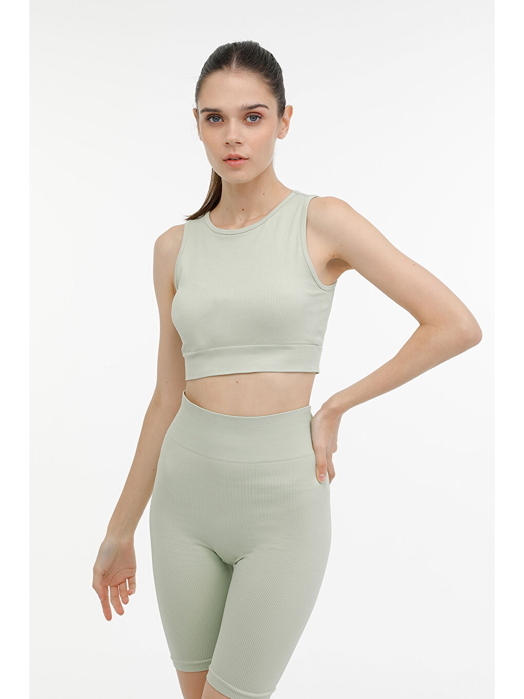 Yeşil WL VETA 10OD28 3FX PASTEL YESIL Kadın Atlet