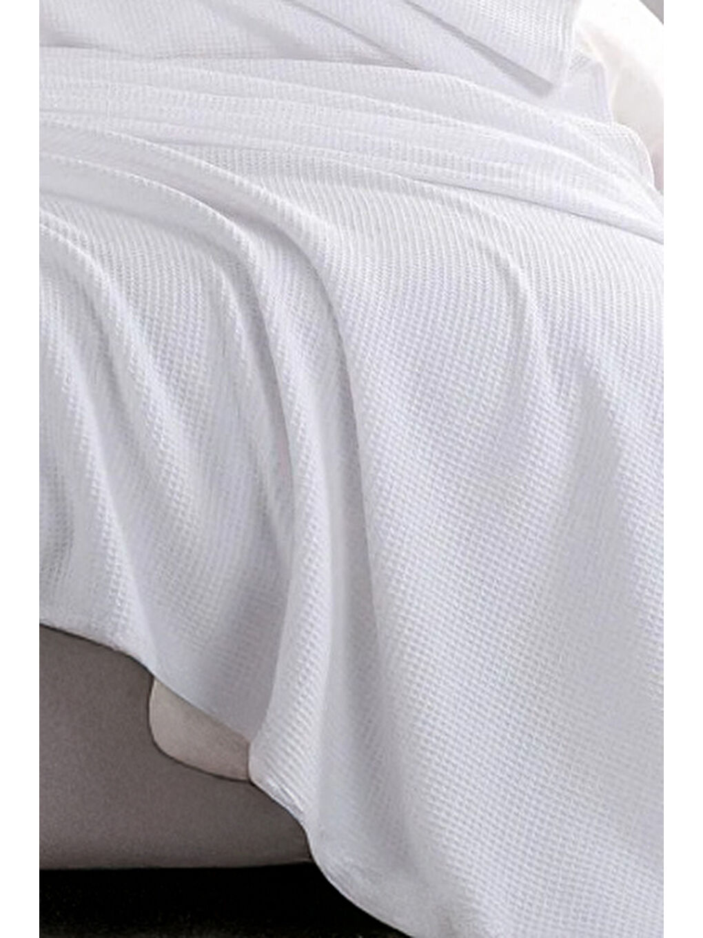 Ecocel Pike Örtü Battal King 240x230cm Karde Beyaz-1