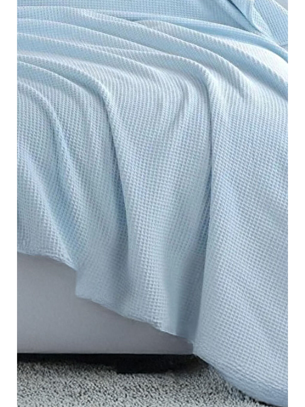 Ecocel Pike Örtü Battal King 240x230cm Karde BebeMavi-1