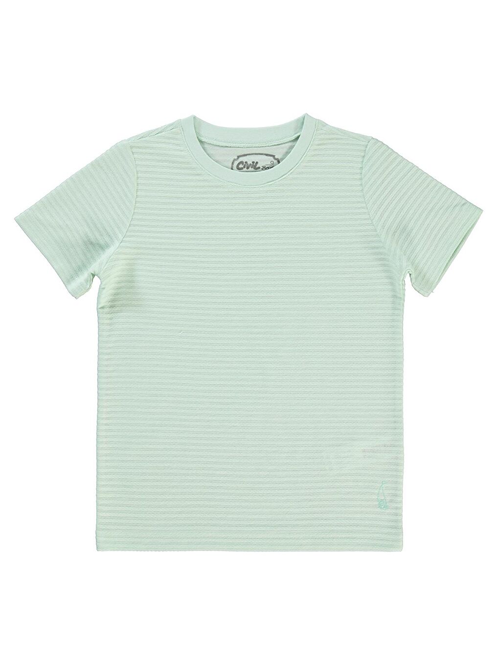 Turkuaz Boys Erkek Çocuk Tişört 6-9 Yaş Su Yeşili