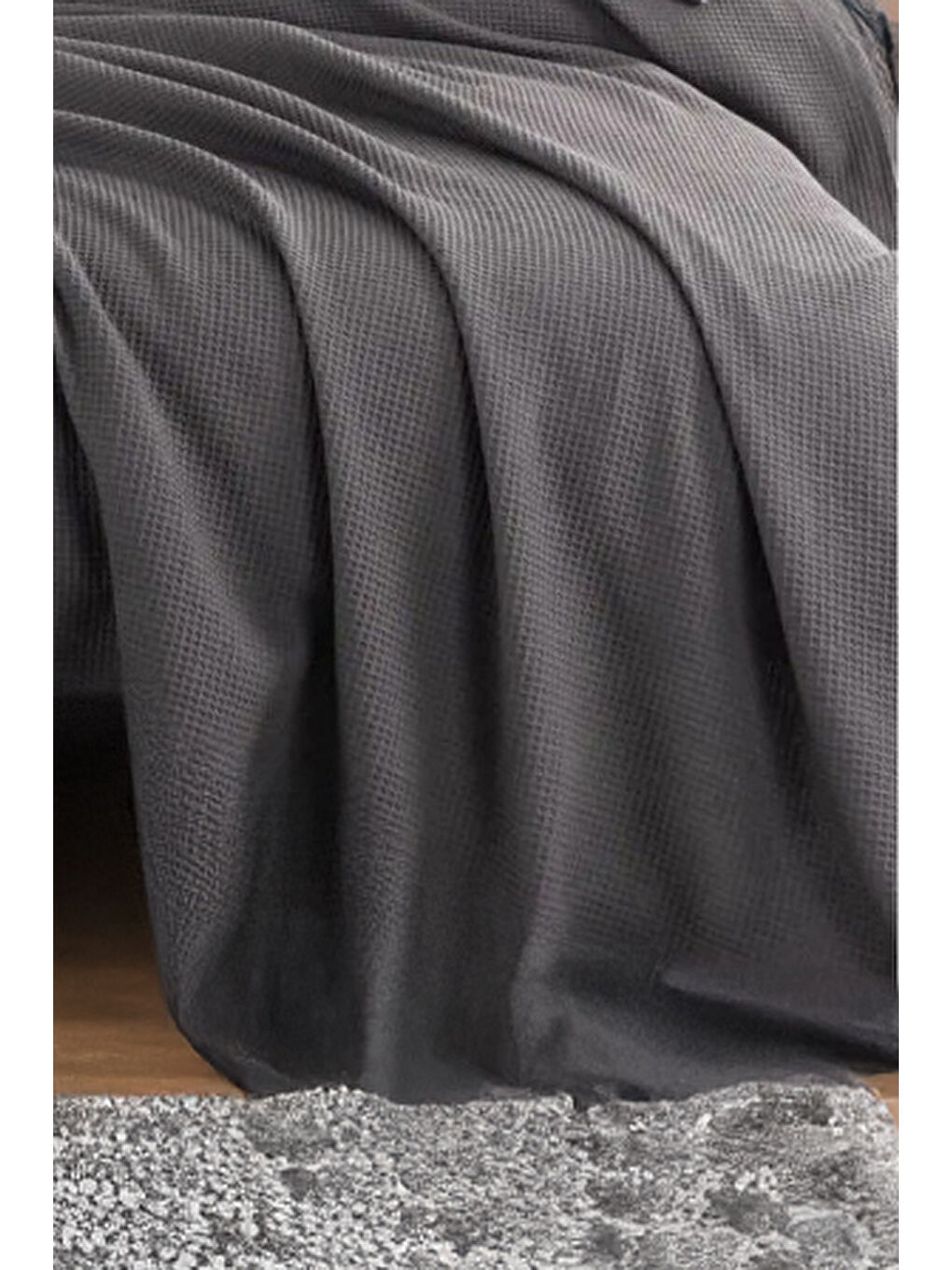 Ecocel Pike Örtü Battal King 240x230cm Karde Antrasit-1