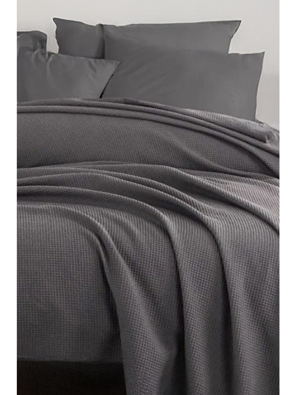 Ecocel Pike Örtü Battal King 240x230cm Karde Antrasit-2