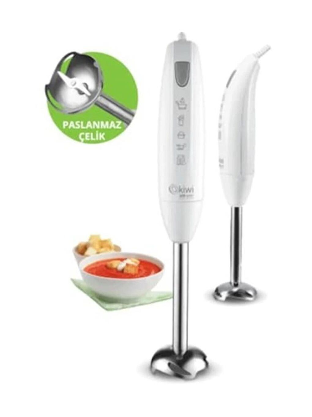 Kiwi Beyaz Çubuk Blender 300 w Khb-4415 - 1