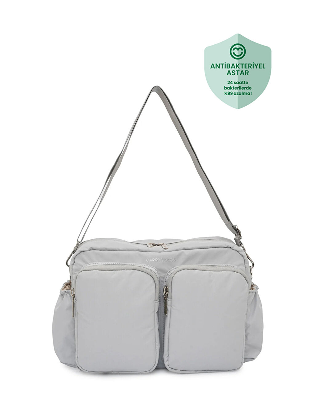 DuoPack Antibakteriyel Astarlı Çok Gözlü Anne Bebek Çantası