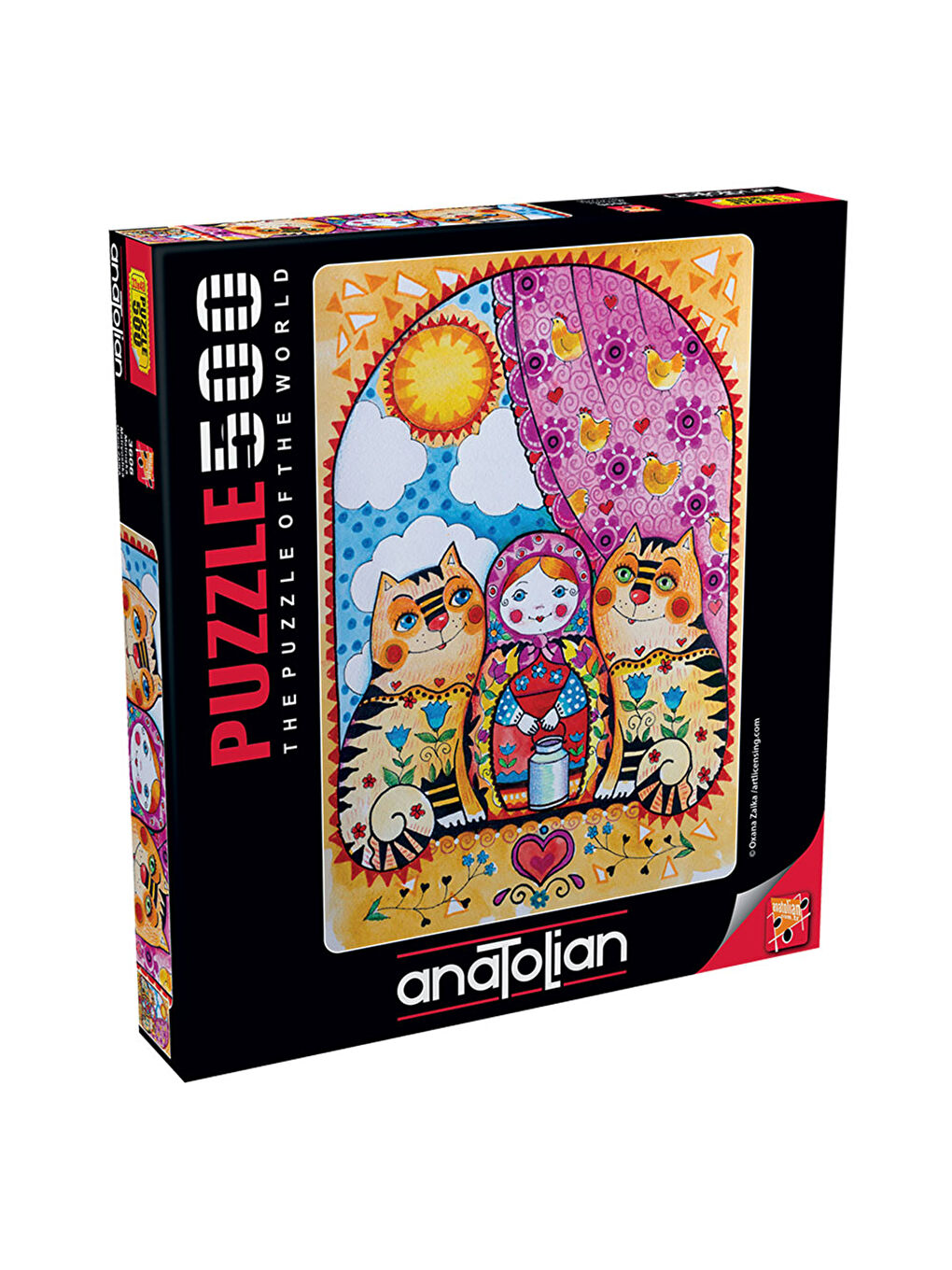 Anatolian Renksiz Puzzle 500 Parça Matruşka 3606