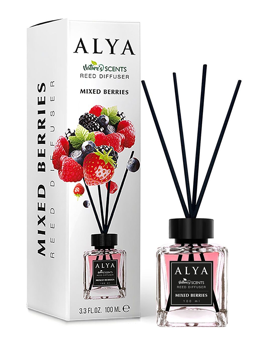 Alya Nature's Scents Mixed Berries Bambu Çubuklu Oda Kokusu- Karışık Meyve Kokusu - 1