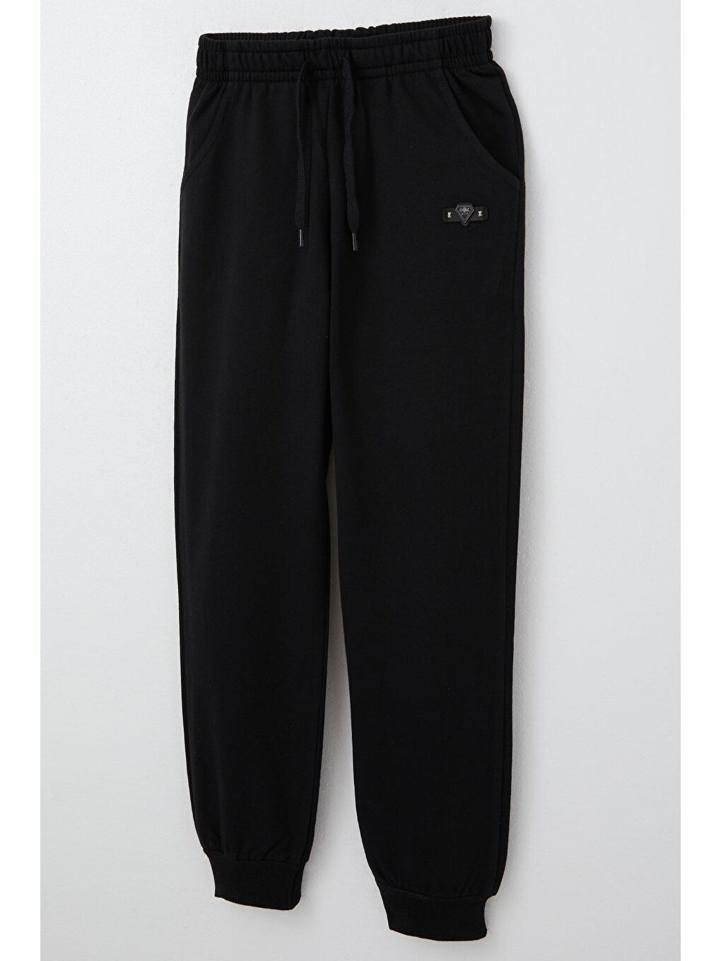 Erkek Çocuk Alt Cepli Bağcık Aksesuarlı Armalı Siyah (5 Yaş)-2