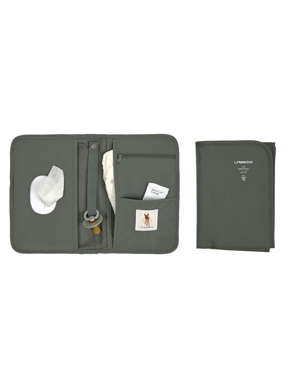 Changing Pouch Bebek Alt Değiştirme Organizer Olive-3