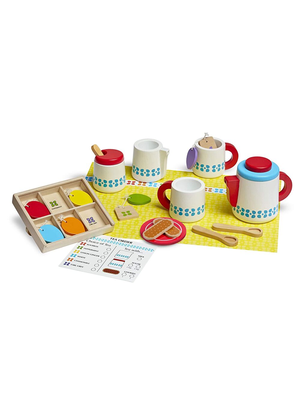 Melissa and Doug Ahşap Çay Servis Seti