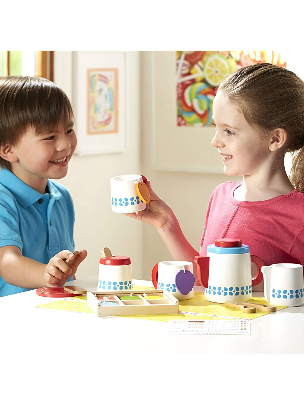 Melissa and Doug Ahşap Çay Servis Seti - 1