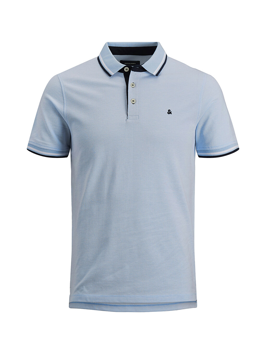 Mavi Plus Jjepaulos Logolu Pamuklu Büyük Beden Düğmeli Polo Yaka %100 Pamuk Tişört 12143859