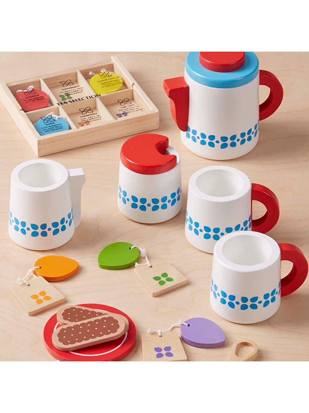 Melissa and Doug Ahşap Çay Servis Seti - 3