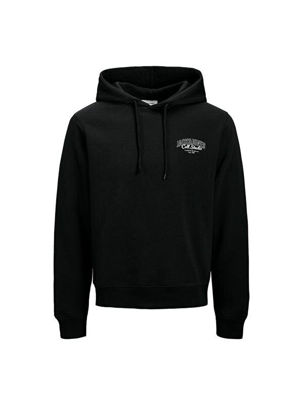 Jack&Jones Makoto Erkek Siyah Kapüşonlu Sweatshirt