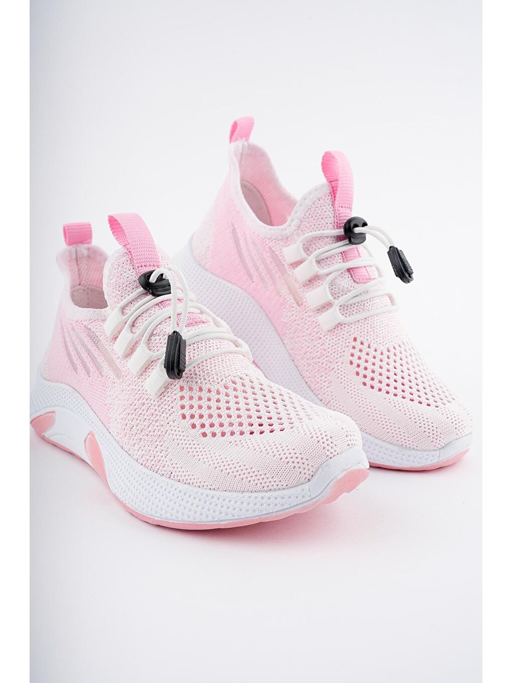 Muggo Pembe JETSON Unisex Çocuk Bağcıklı Rahat Sneaker Spor Ayakkabı - 1