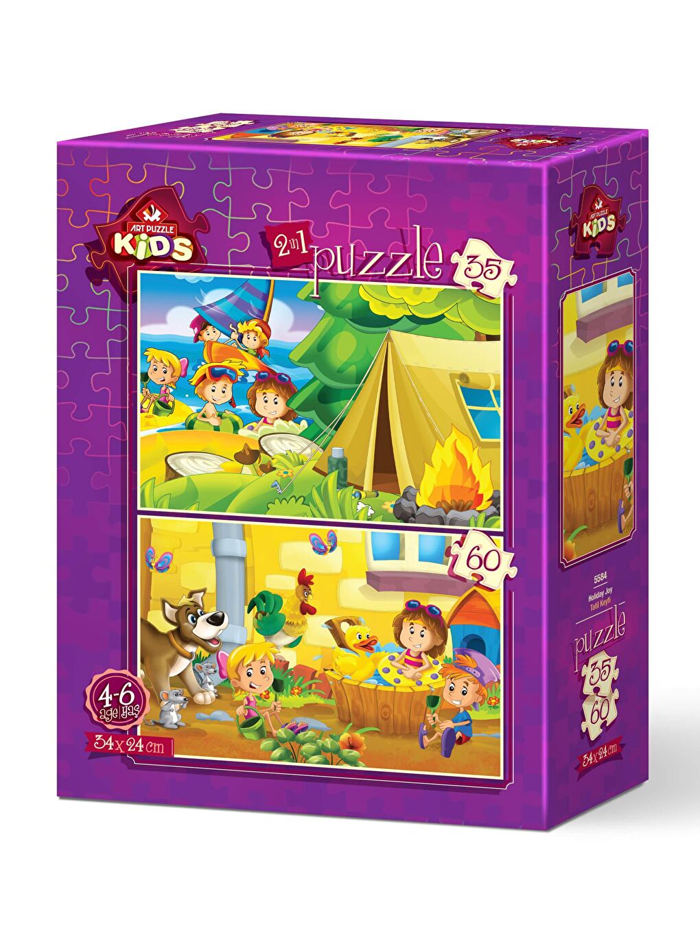 35+60 Parça Puzzle Tatil Keyfi-1