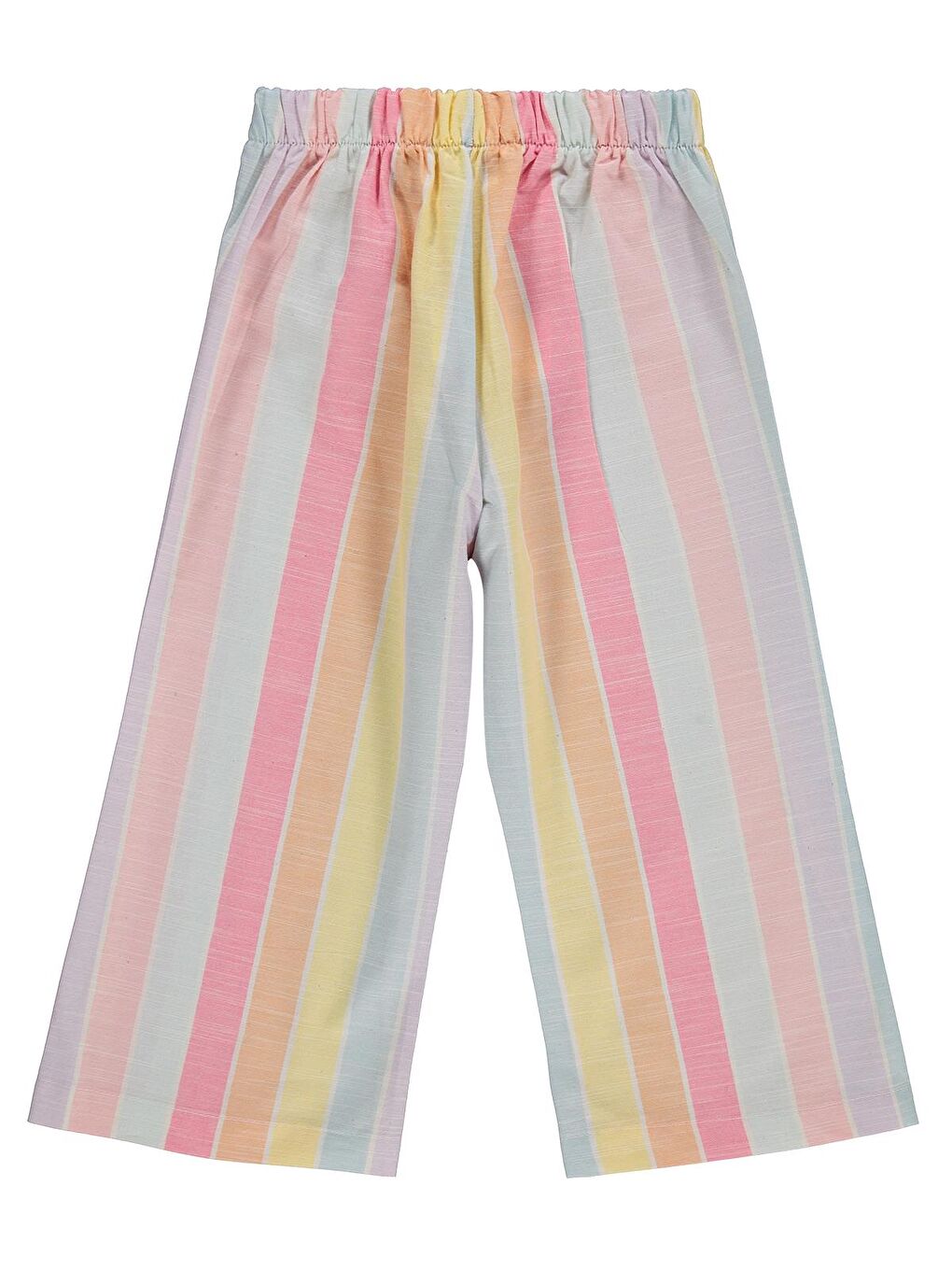 Girls Çizgili 2-5 Yaş Pantolon - Sarı-1