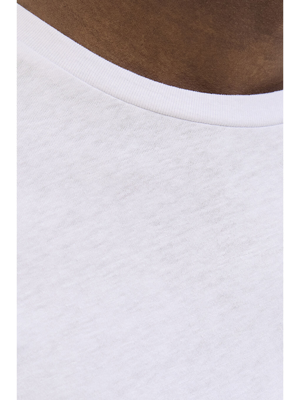 Beyaz Jjjaxon Pamuklu Regular Fit Logo Baskılı T Shirt 12269390-4