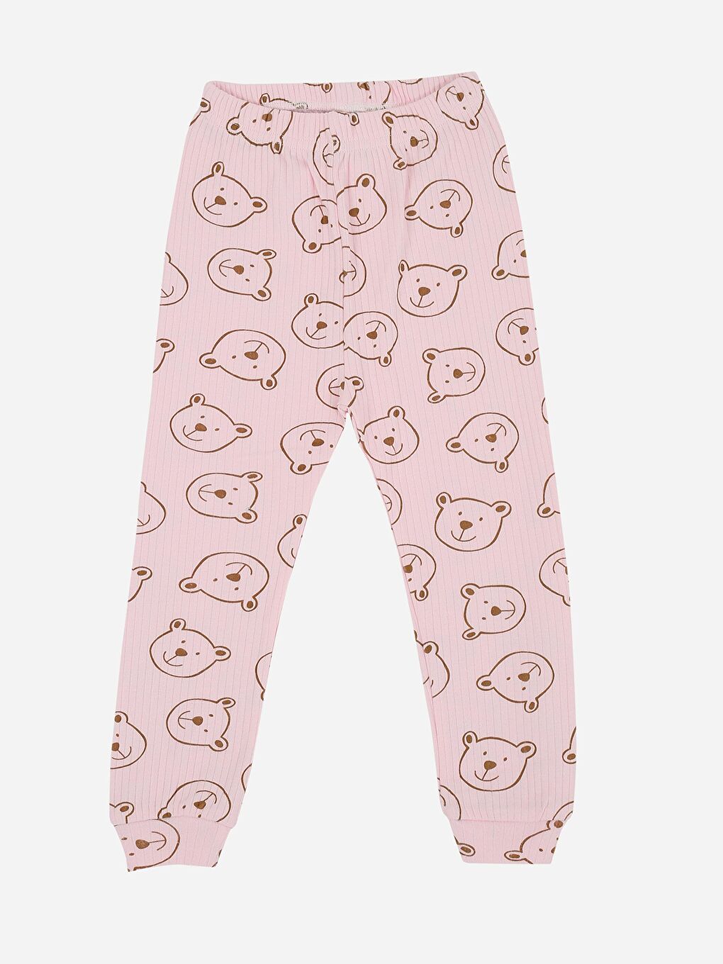 Pembe Bisiklet Yaka Uzun Kollu Kız Bebek 2'li Takım-2