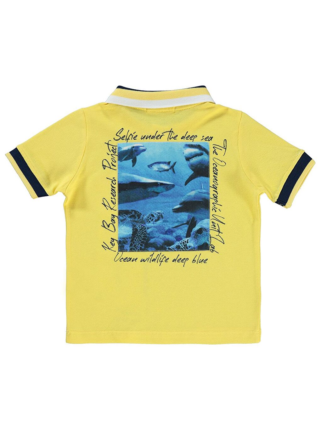 Boys Erkek Çocuk Tişört 2-5 Yaş Sarı-1