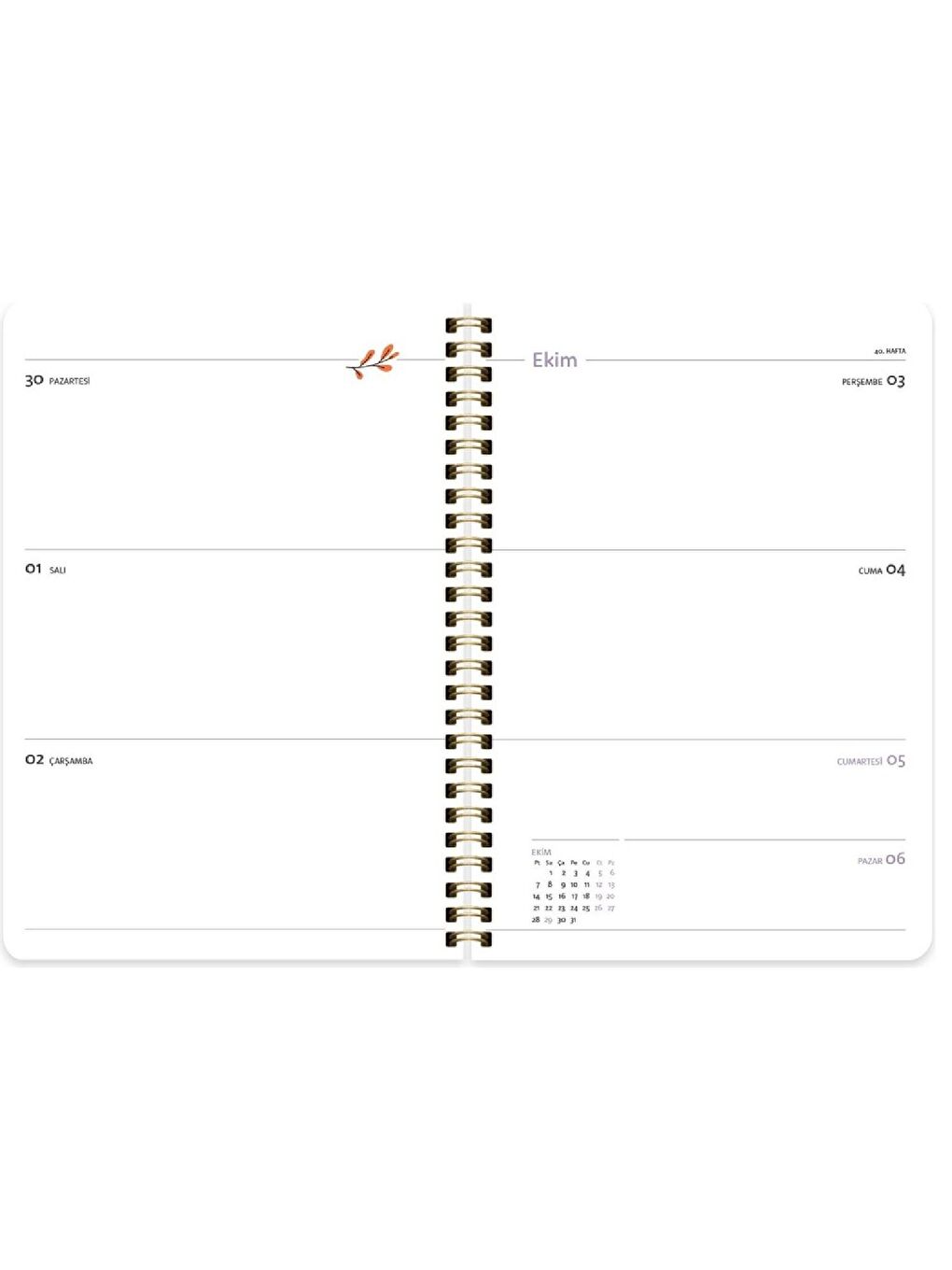 Keskin Color Karışık Asorti 17x24 Spiralli 176 Sayfa Eylül 2024-Ağustos 2025 Akademik Ajanda-Rüya (830227-99) - 4
