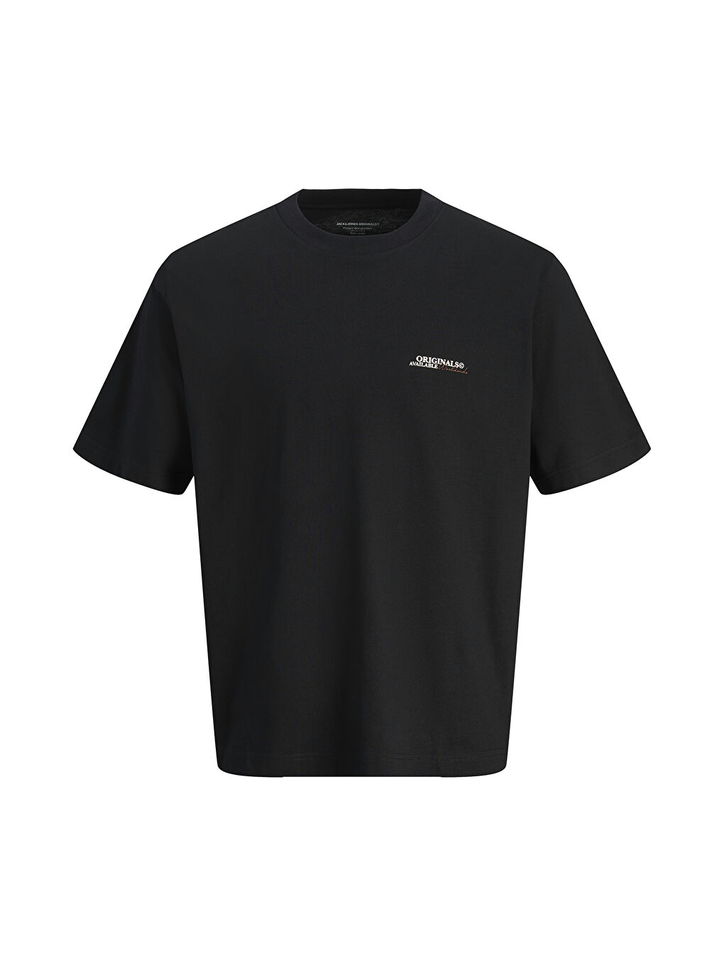 Siyah Plus Jorİslİngton Baskılı Pamuklu Oversize Fit Büyük Beden Tişört 12278557-5