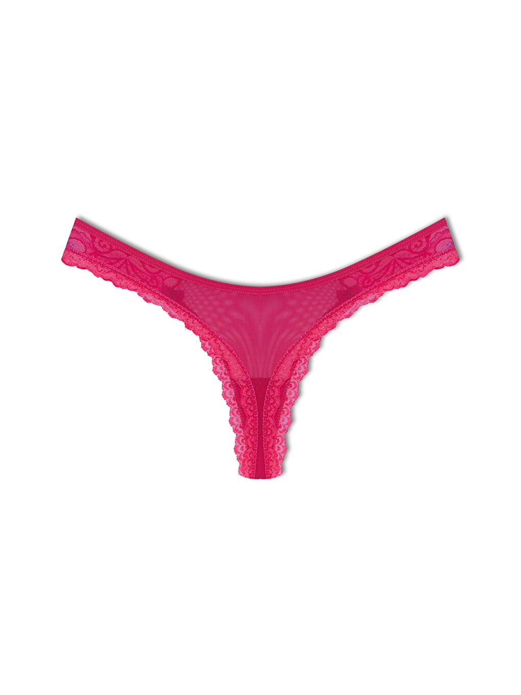 Karışık Tül Dantel Tanga Kadın Külot 7'Lİ-9