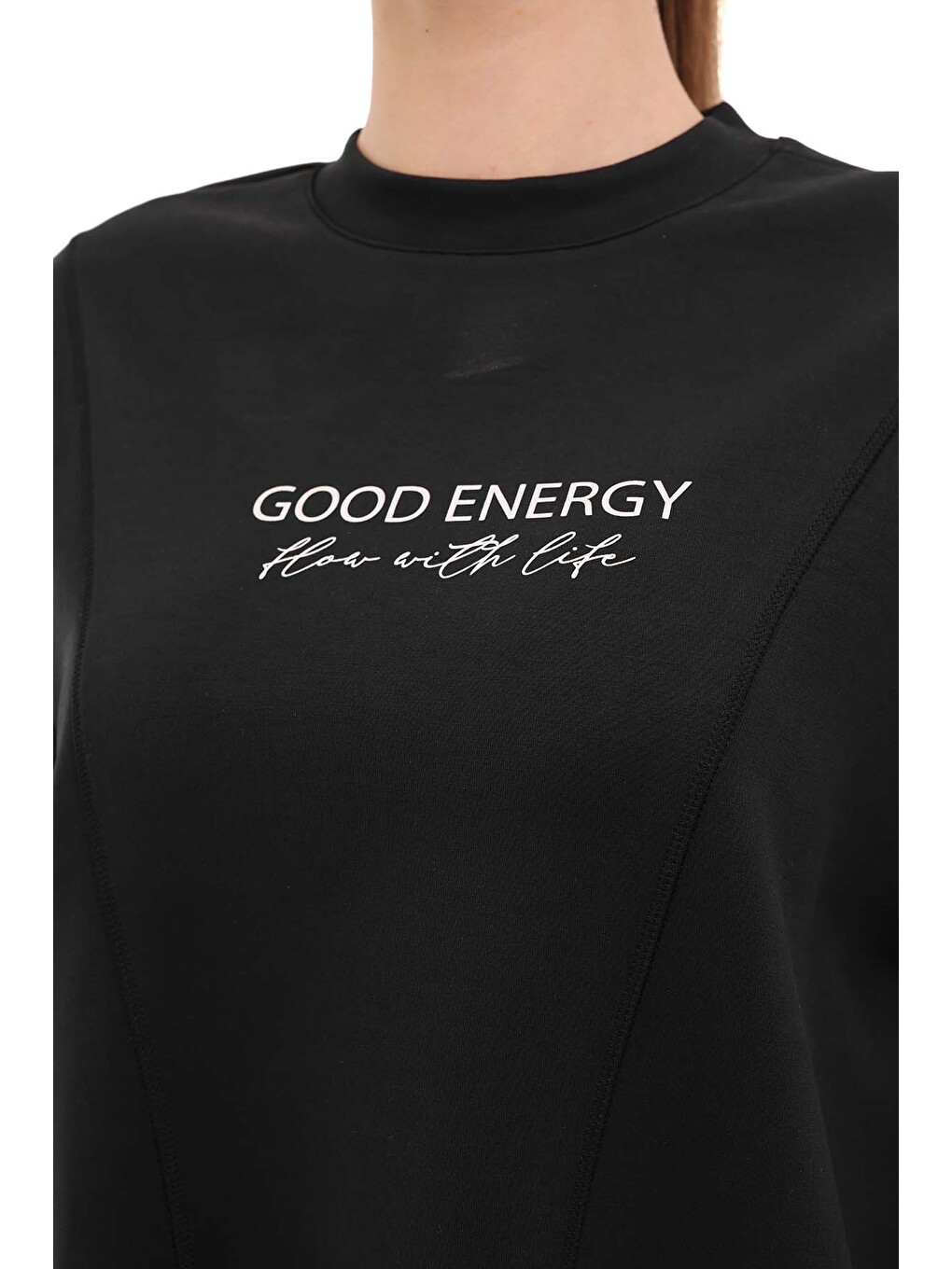Wl 16aber Yog2-8 5pr Siyah Kadın Sweatshirt-3