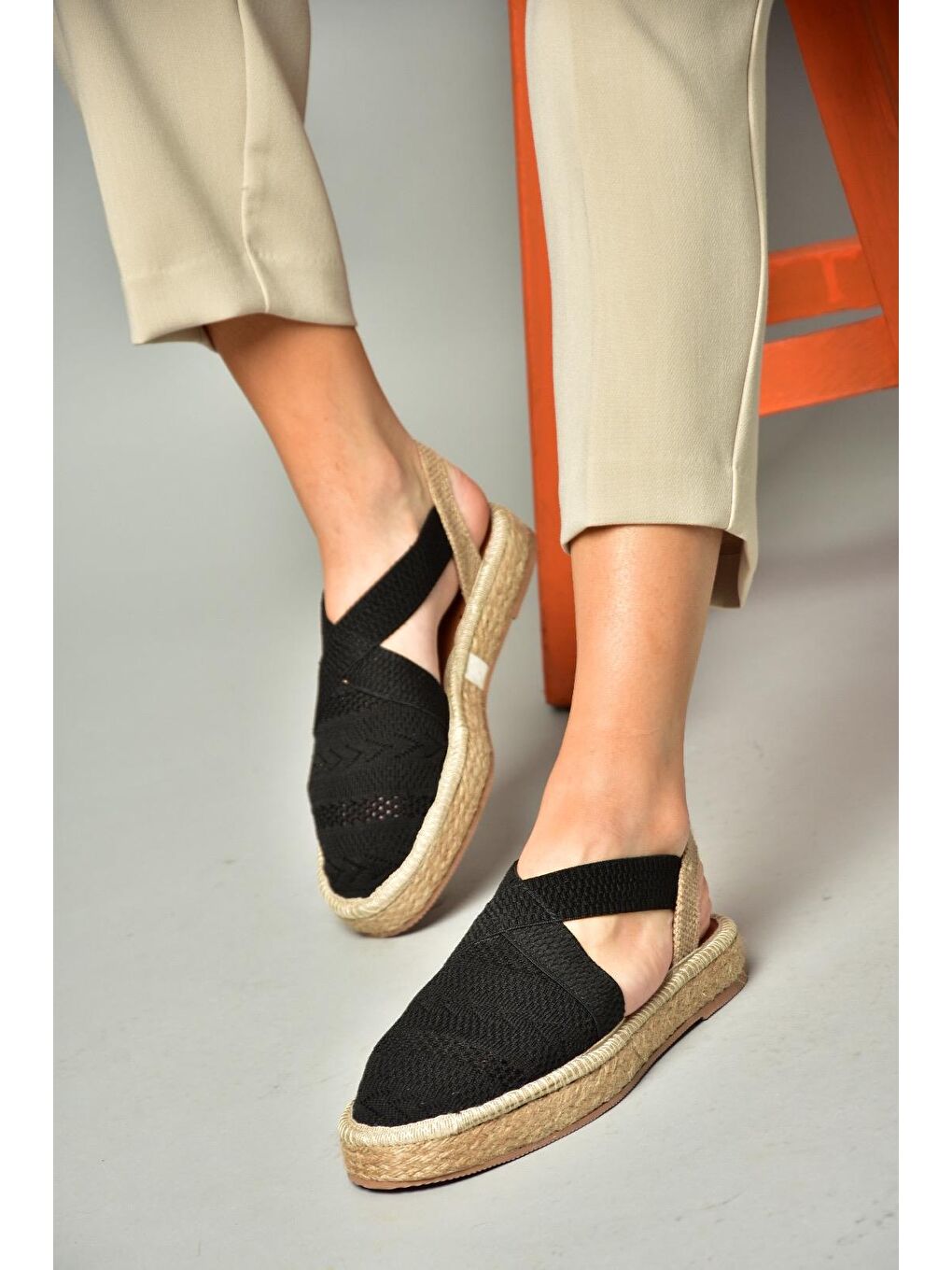 S4040101 Siyah Kadın Sandalet-3