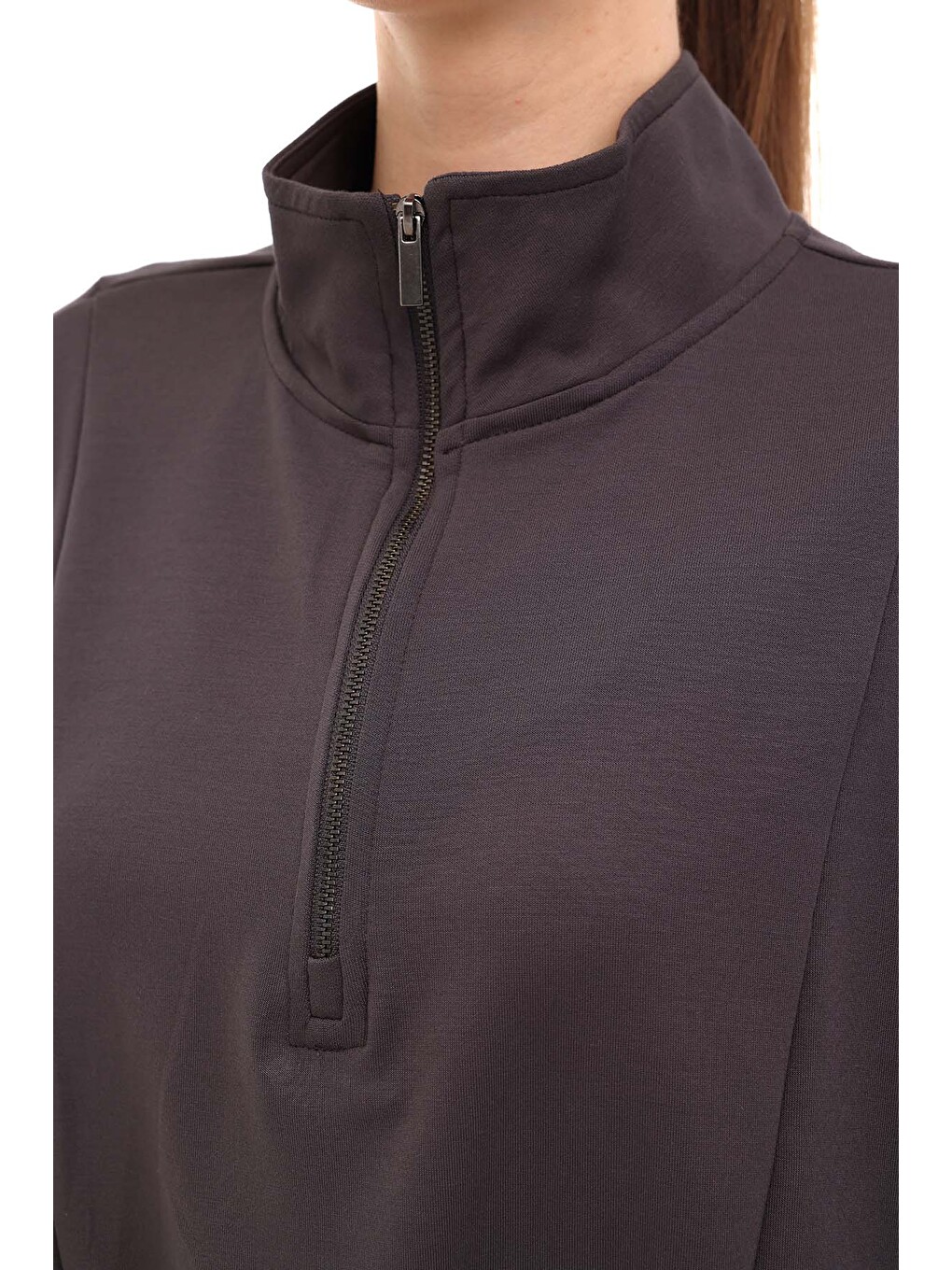 Gri Wl Denıl Yog1-9 5pr Antrasit Kadın Sweatshirt-3