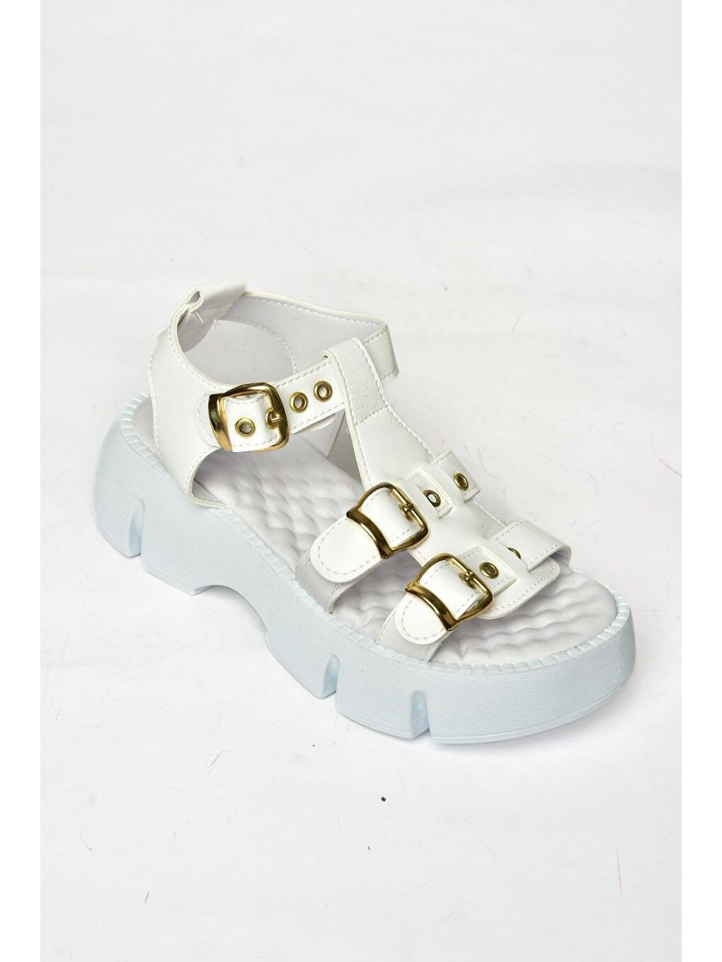 S9739662 Beyaz Kadın Sandalet-1