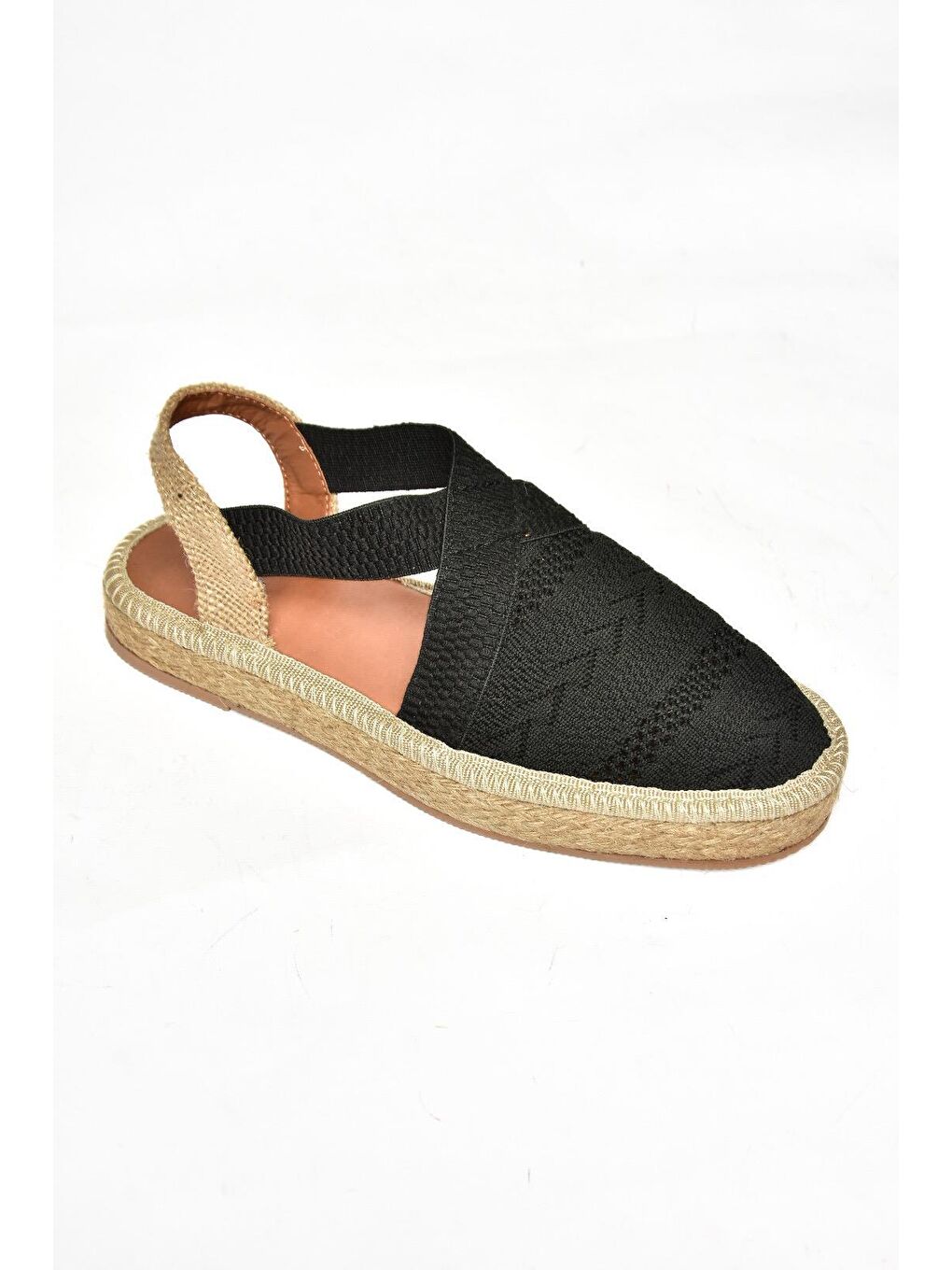 S4040101 Siyah Kadın Sandalet-1