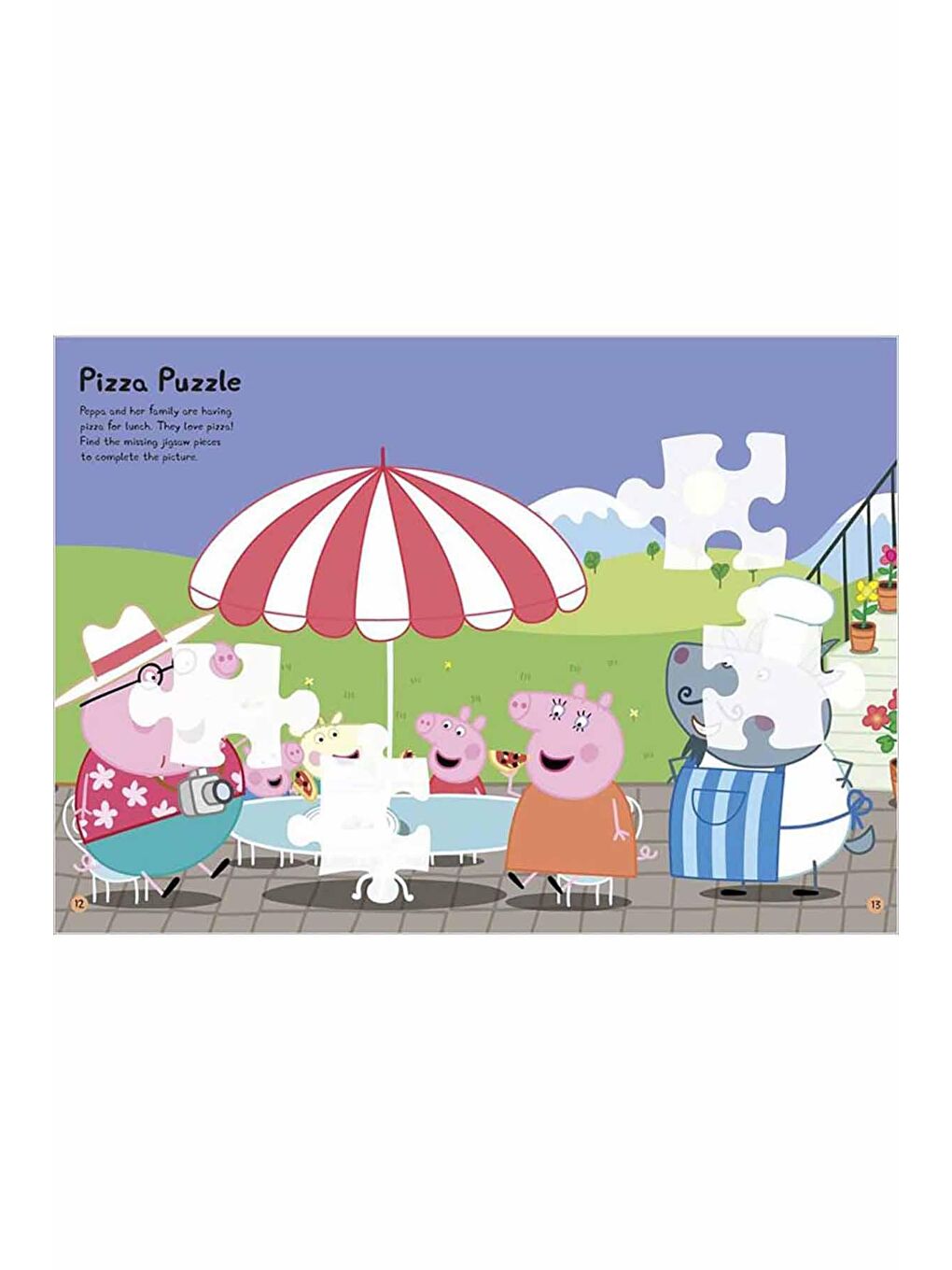 Peppa Pig Beyaz-Renklibaskı : Happy Holiday Sticker Activity Book - 1