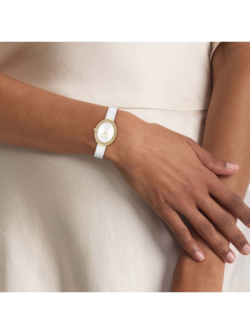 Beyaz CK25100146 Kadın Kol Saati-3
