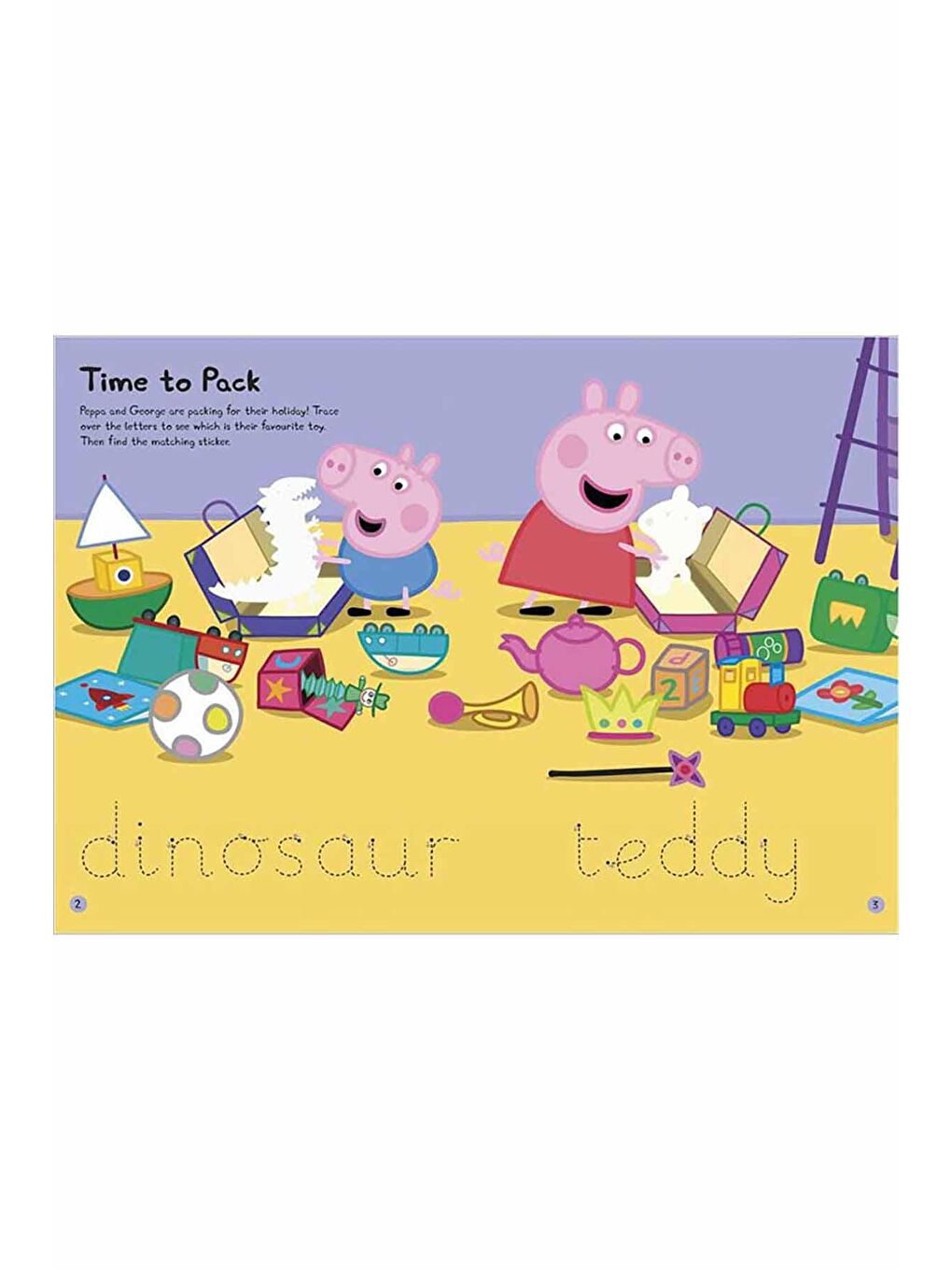 Peppa Pig Beyaz-Renklibaskı : Happy Holiday Sticker Activity Book - 2