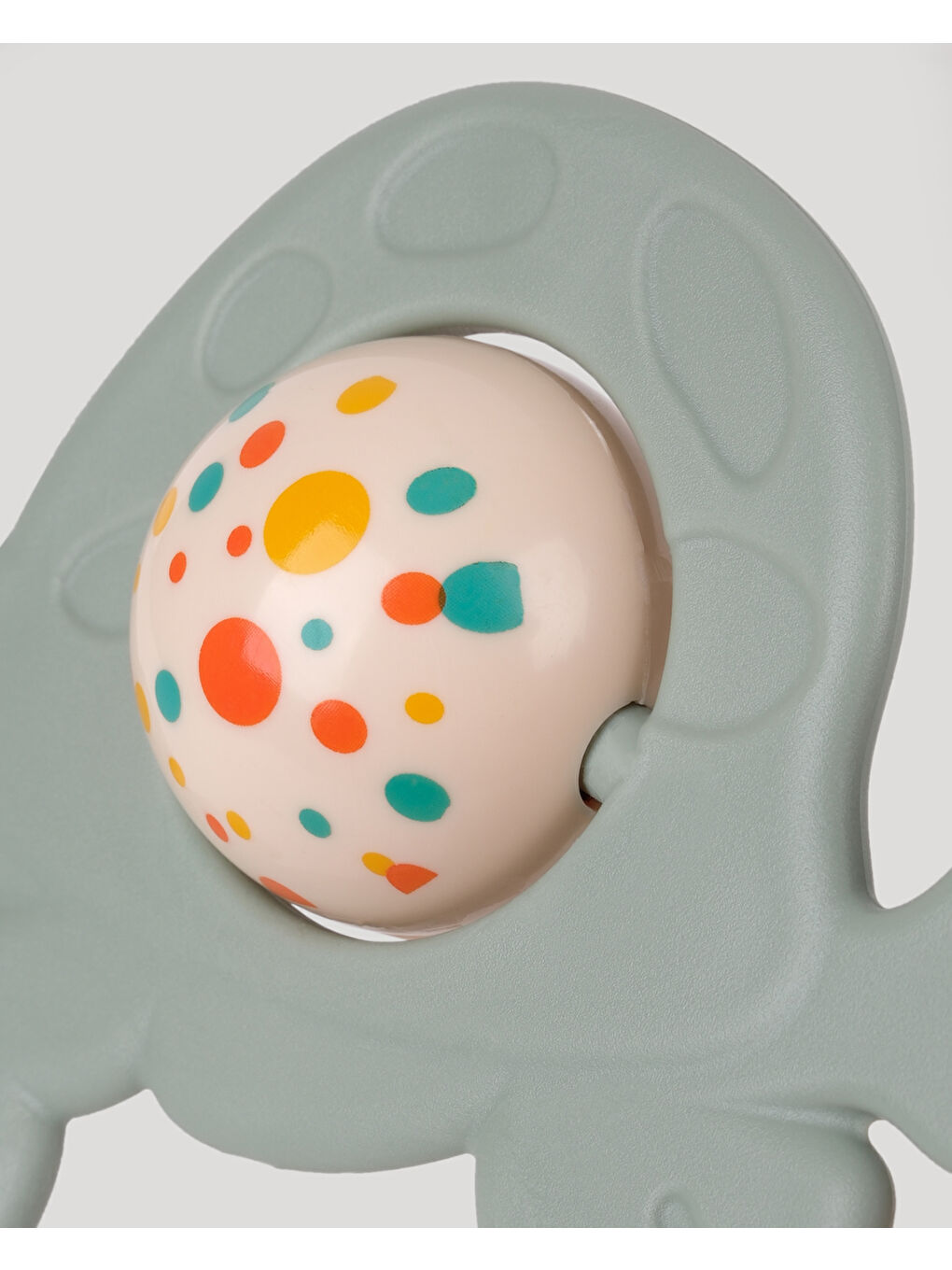 Sevimli Kaplumbağa Diş Kaşıycı Çıngırak-Petrol Yeşili-1