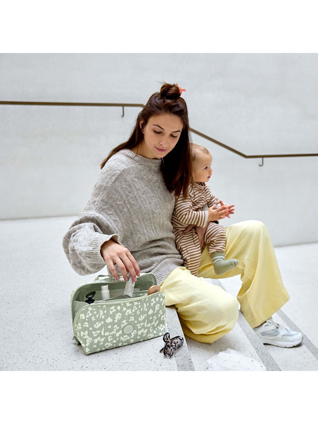 Flex Bebek Organizer Çantası Light Khaki-4