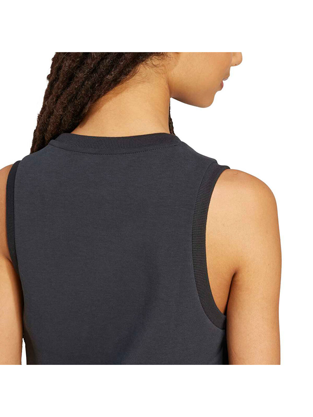 Soft Lux Kadın Siyah Yuvarlak Yaka Atlet-3