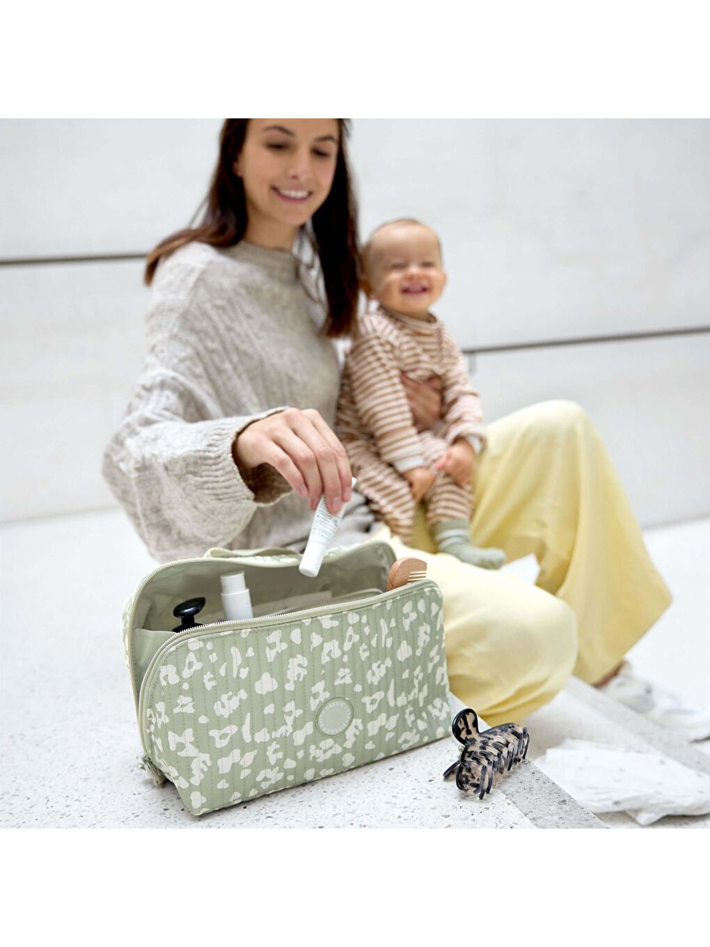 Flex Bebek Organizer Çantası Light Khaki-5