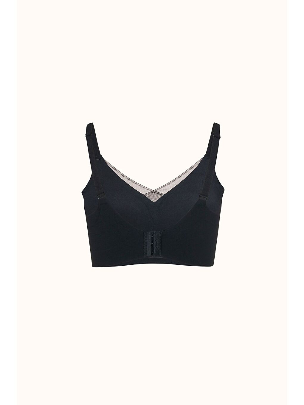 Balensiz Dikişsiz Lazer Kesim Pedli Sütyen Cc419 Siyah-2