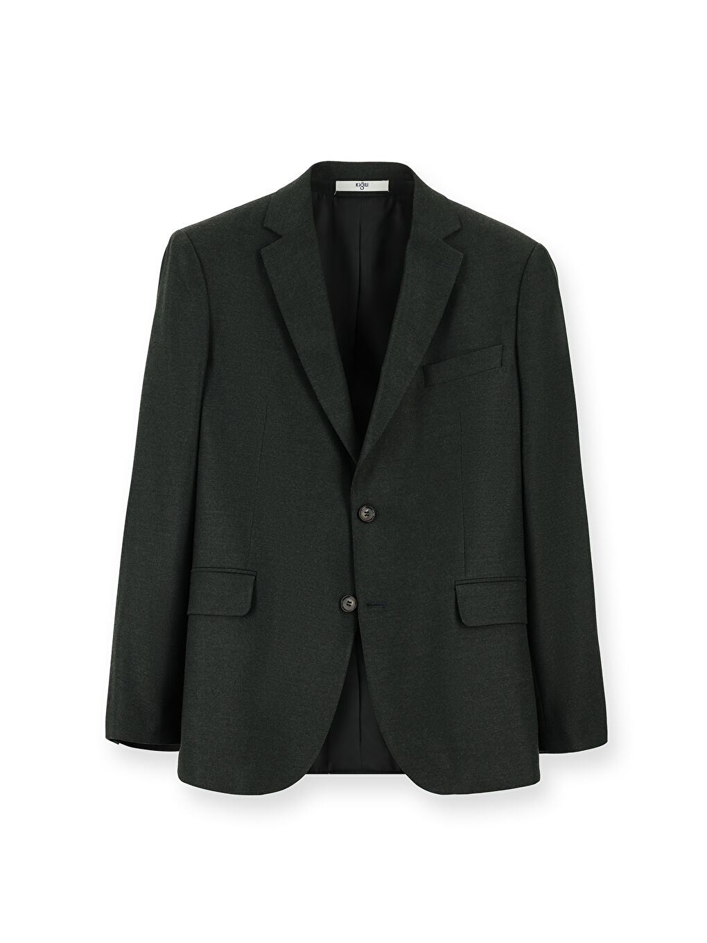 Haki 4 Drop Relaxed Fit Rahat Kesim Klasik Desenli Ceket-2