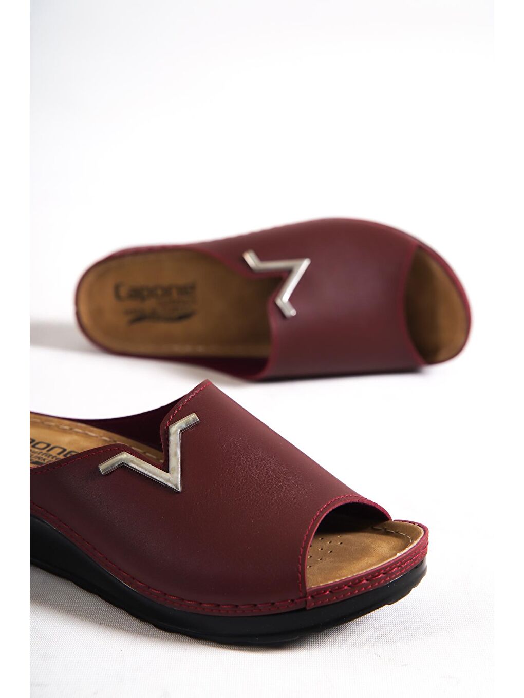 Bordo 107012 Kadın Konfor Anatomic  Terlik-2