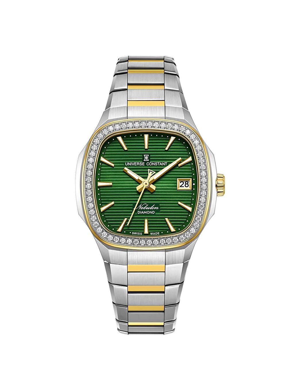 Sarı UC1333 Pırlantalı Kadın Kol Saati