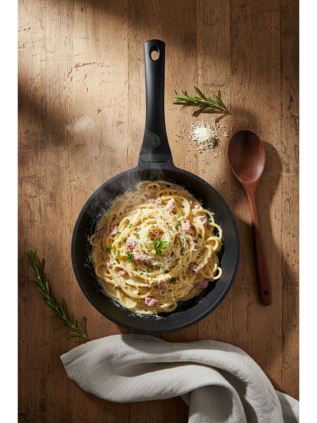 Siyah Olimpos 2'li Tava Seti 20 24cm-7