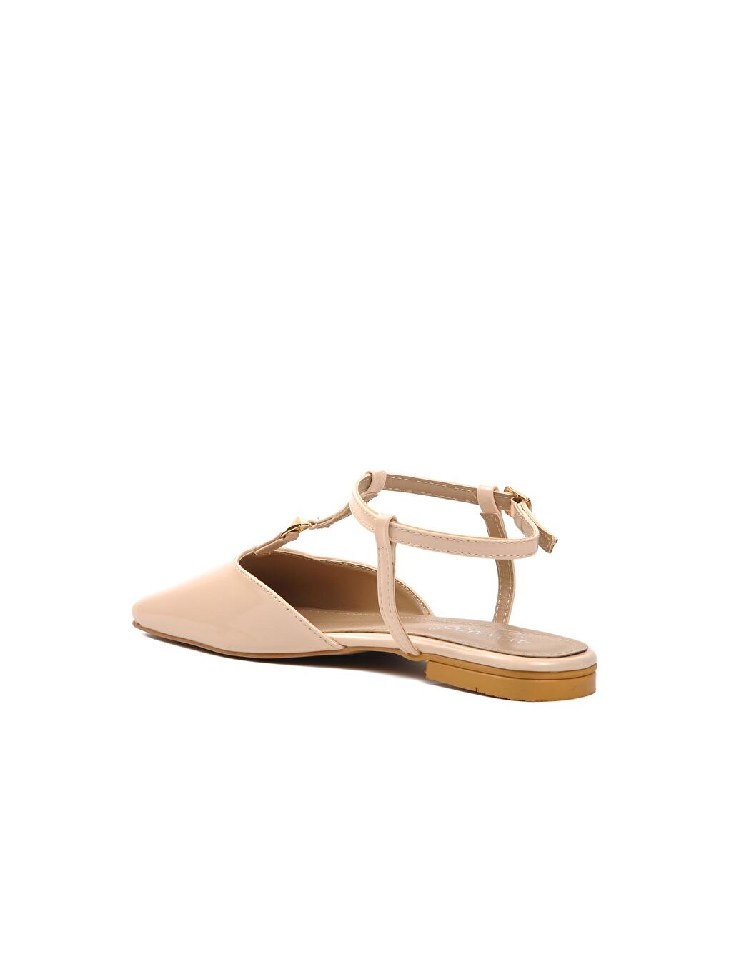 Bej Burnu Kapalı Kadın Sandalet 670476-3