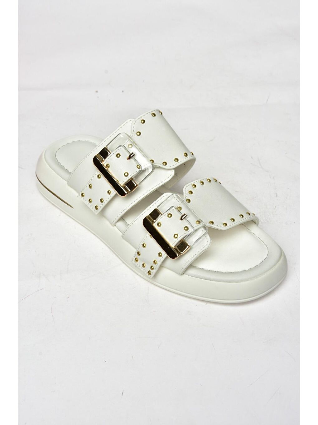 S5181065 Beyaz Kadın Terlik-3