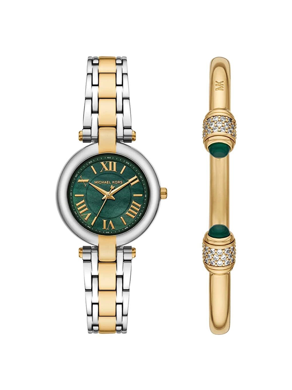 Sarı MK4973SET Kadın Kol Saati ve Bileklik
